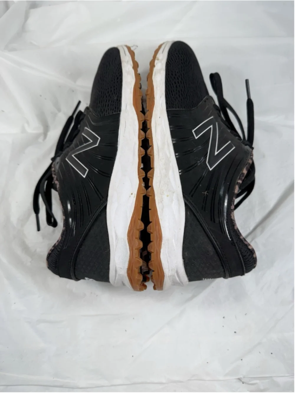 New Balance Women Sz 8.5 Fresh Foam Breathe Golf Shoes Black/Animal NBGW4002BKA